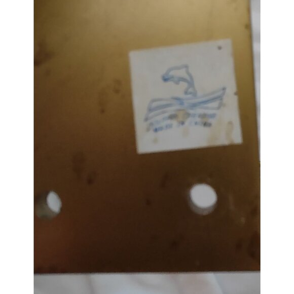 Gold Metal Wall Sconce 3 Candle Holder scroll hanging bracket 30" - Picture 6 of 15